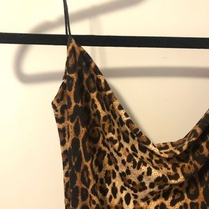 Cheetah print dress